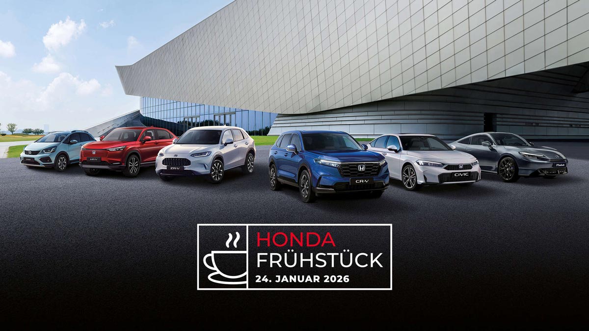Honda-Frühstück am 24. Januar von 10 bis 14 Uhr