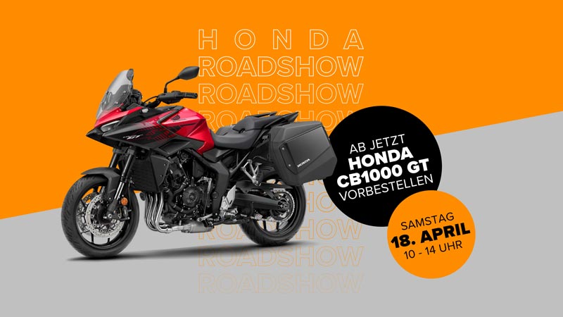 Motor Company - Honda Roadshow 2026 - 18. April 2026 von 10 - 14 Uhr!