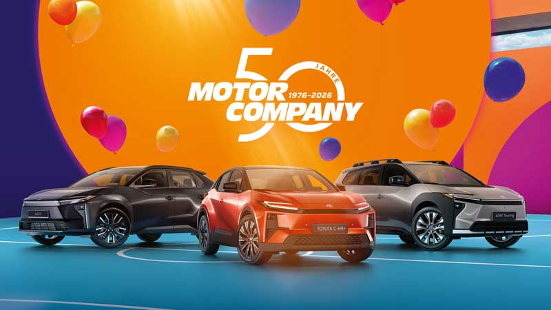 50 Jahre Motor Company. Das muss gefeiert werden! Samstag, 9. Mai 2026, 10 - 14 Uhr
