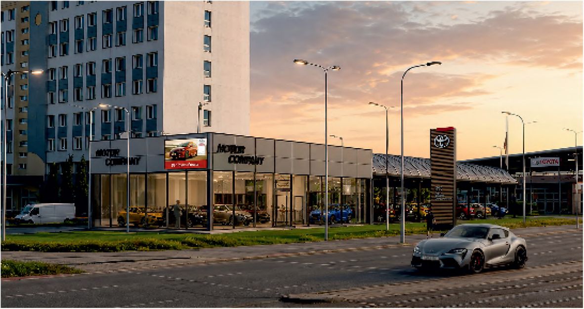 Gebrauchtwagenzentrum Marzahn Außenansicht