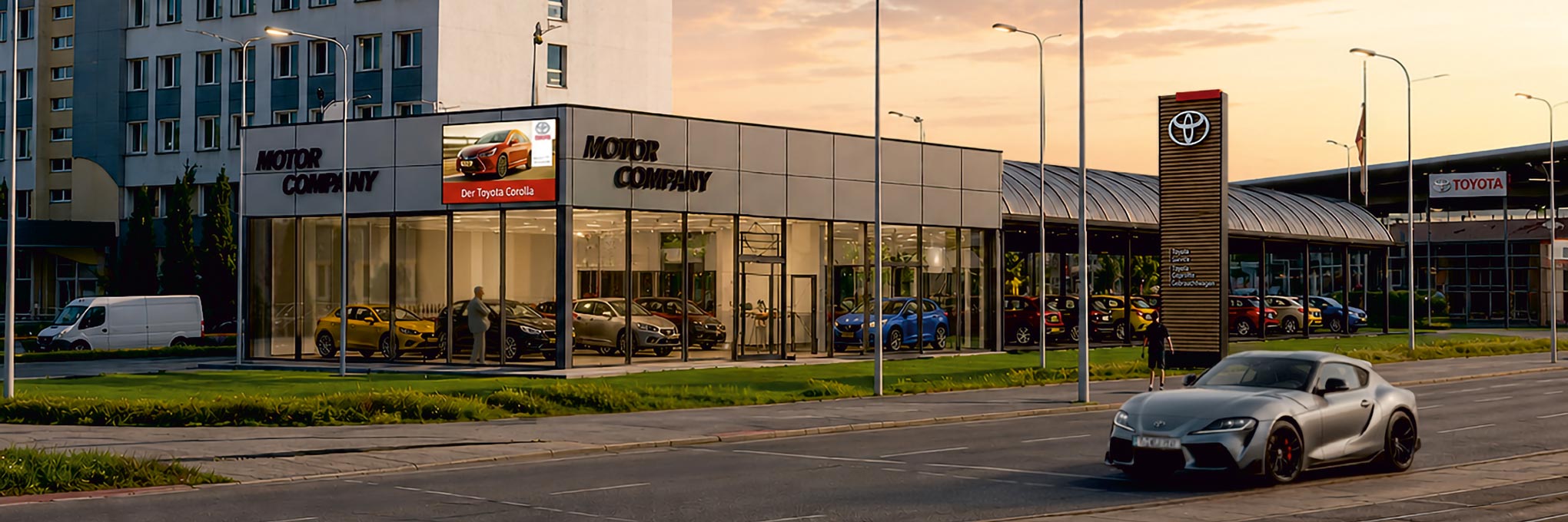 Gebrauchtwagenzentrum Marzahn Außenansicht