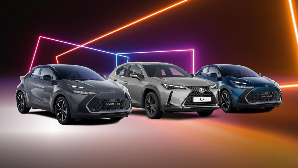 Top-Performance mit Herbst-Konditionen für Barpreise und Leasingraten: Toyota C-HR Plugin Hybrid, Lexus UX300h & Toyota C-HR Hybrid