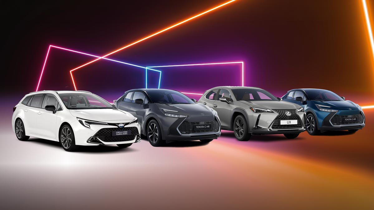 Top-Performance mit Herbst-Konditionen für Barpreise und Leasingraten: Toyota Corolla TS Lounge, Toyota C-HR Plugin Hybrid, Lexus UX300h & Toyota C-HR Hybrid